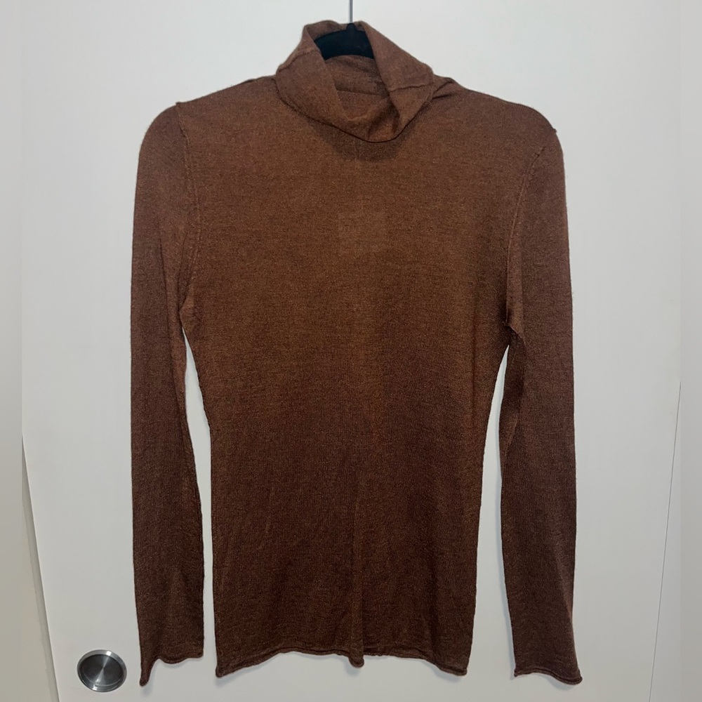 LINE Brown Turtleneck Sweater